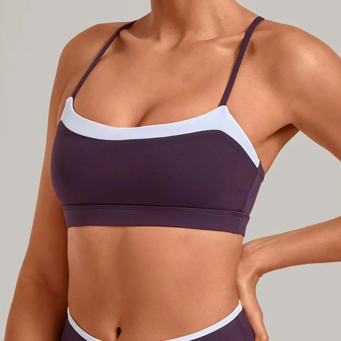 Sport Bra Women Cross Back Sport Fitness Bra Sexy Pilates Yoga Bra Gym Underwear Shockproof Running Quick-Dry Workout Bra Female