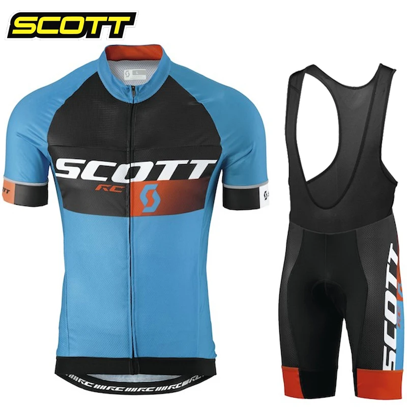 SCOTT 2023 Bike Cycling Set Man Cycling Jersey Short Sleeve Bicycle Cycling Clothing Mtb Bike Wear Triathlon Maillot Ciclismo