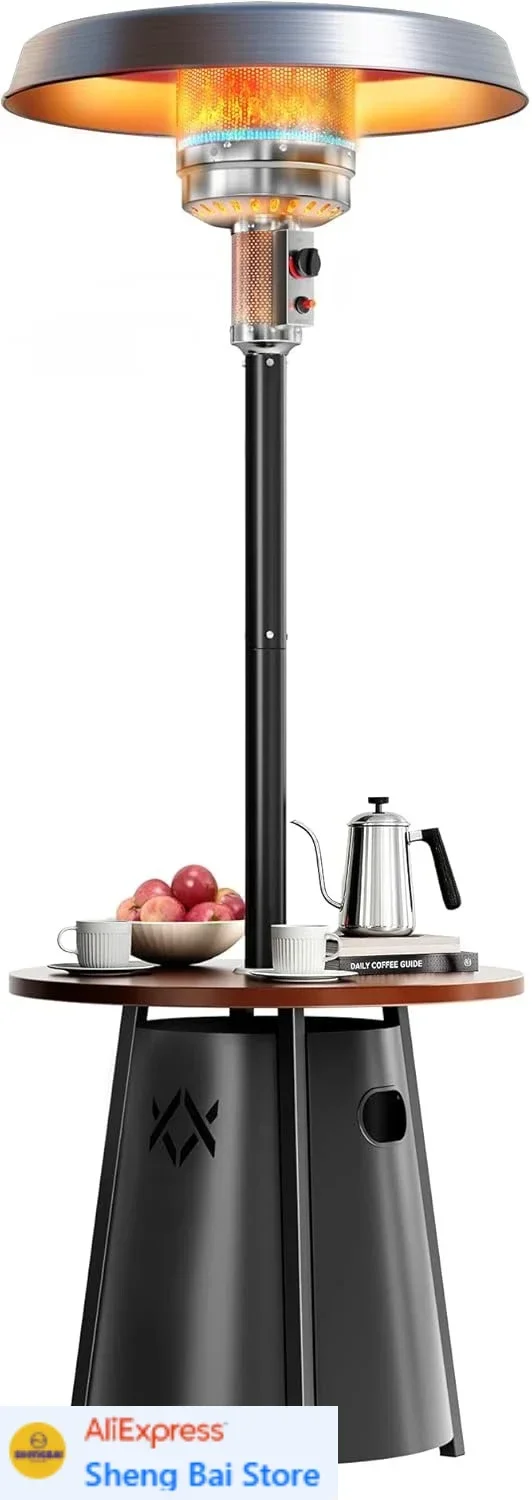 

Бестселлер: Премиальный уличный пропановый обогреватель из нержавеющей стали 304 с тройной системой защиты для террасы и сада, 50 000 BTU