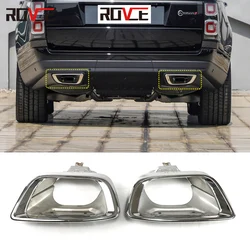 ROVCE Car Exhaust Pipe Tail Throat For Land Rover Range Rover Vogue L405 SVA 2018-2022 Exhaust Pipe Accessories
