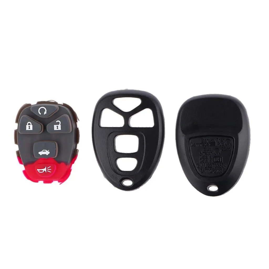 

5 Buttons Key Shell Case for Keyless Remote Control Starter Opener