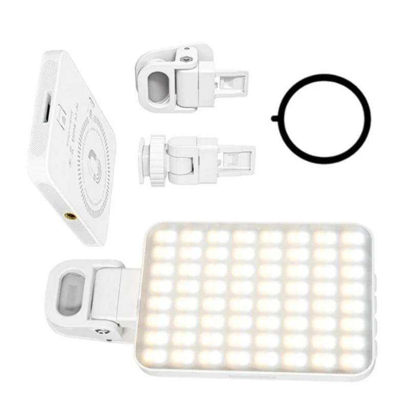 Q1JC clip từ tính động trên đèn lấp đầy có kích thước trong túi đèn cho ảnh & cuộc gọi video