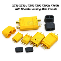 NEW XT30 XT30U XT60 XT90 XT90H XT60H With Sheath Housing Male Female Bullet Connector Plug For RC FPV Lipo Battery