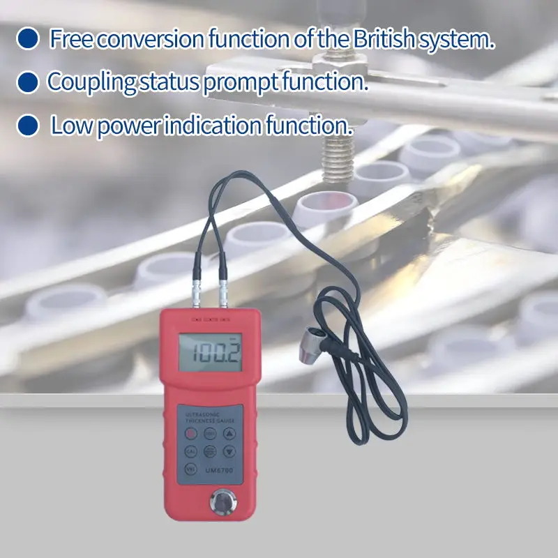 High Accuracy Portable UM6700  Ultrasonic Magnetic non-magnetic paint Thickness Gauge