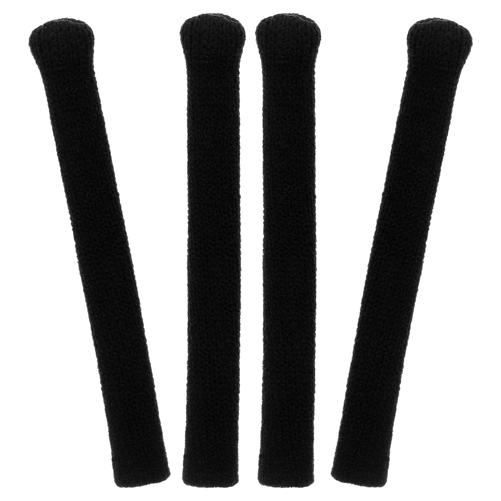 

2pcs 2 Pairs Antislip Eyeglasses Temple Tips Soft Knit Ear Hooks Glasses Leg Covers Protective Sunglass Grips Nylon Cushions