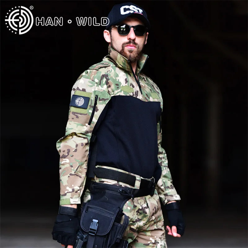 

Camouflage Frog Suit Camouflage Clothing Outdoor Fitness Trekking Hunting Tactical Military Combat Tops Long Sleeve Shirts