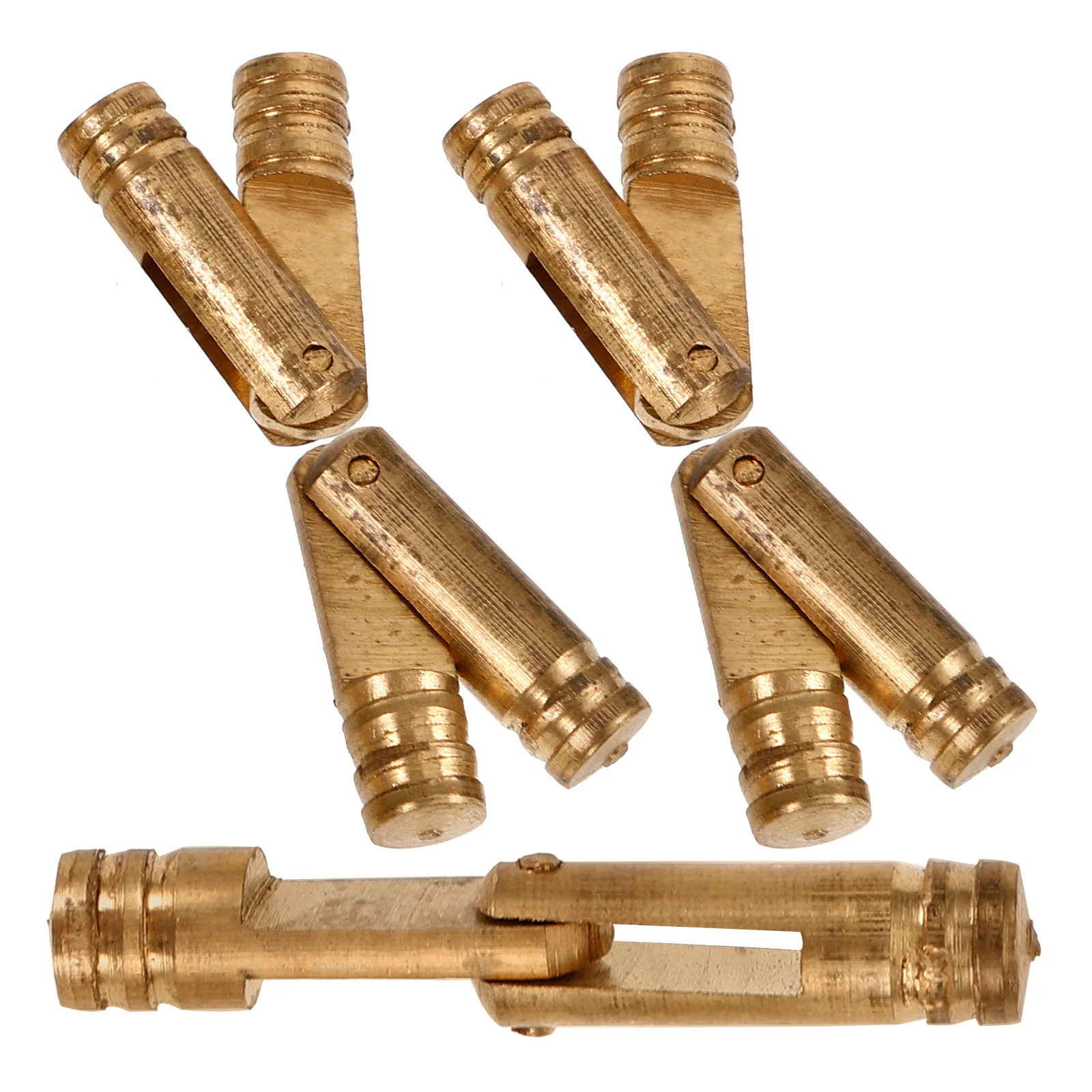 

5pcs Wooden Box Hinges Vintage Metal Kitchen Cabinet Doors Replacement Tiny Hidden Small Jewelry Brass Hardware