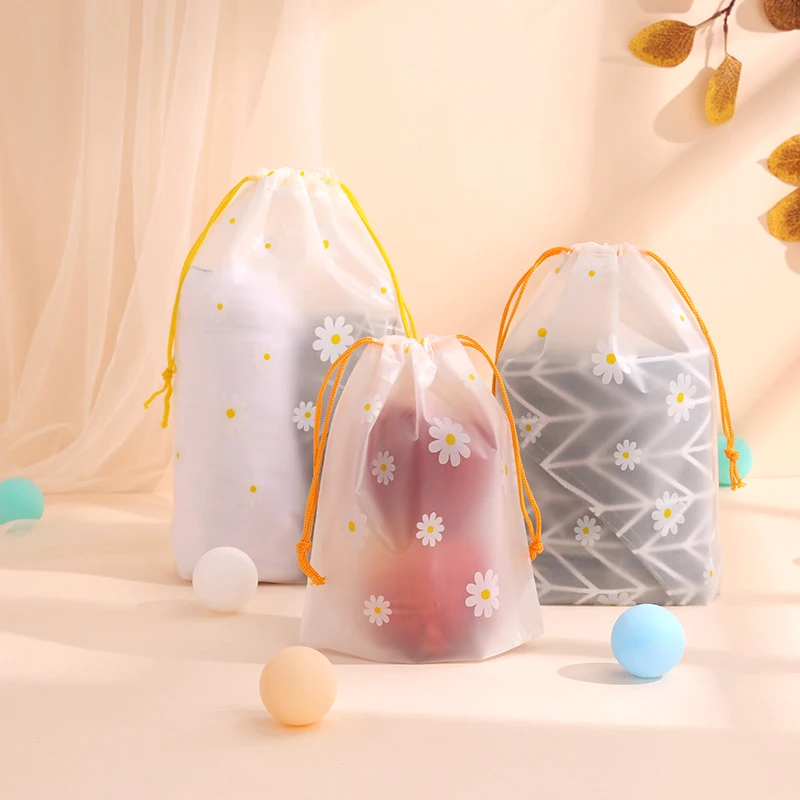 

10pcs small chrysanthemum bouquet pockets, miscellaneous storage bags, shoes, socks, umbrella bags