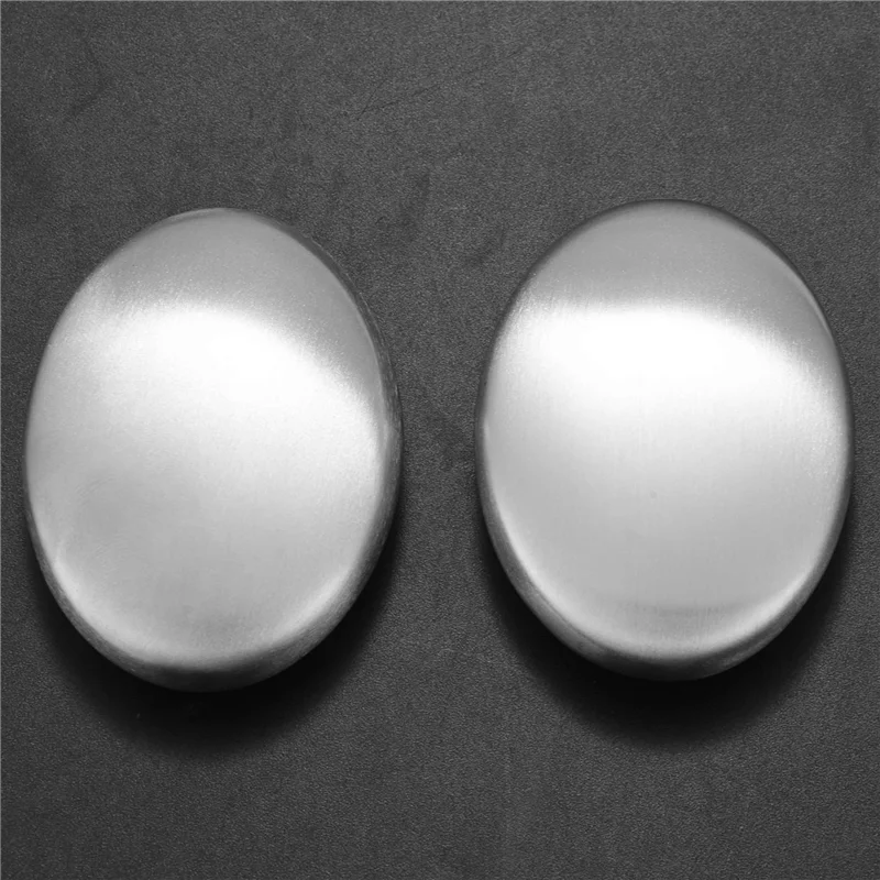 【Popular】Stainless Steel Soap, Odor Remover Hand Bar Kitchen Eliminating Smells Onion, Garlic, Fish, Other Strong Scents 6 Pack