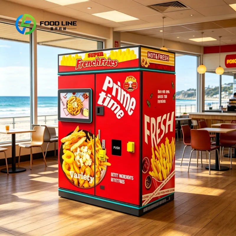 Customized Chicken Wing & Rotisserie Vending Machine 32 Inch Touchscreen 20-150 Storage Capacity 180C Constant Heating Equipment