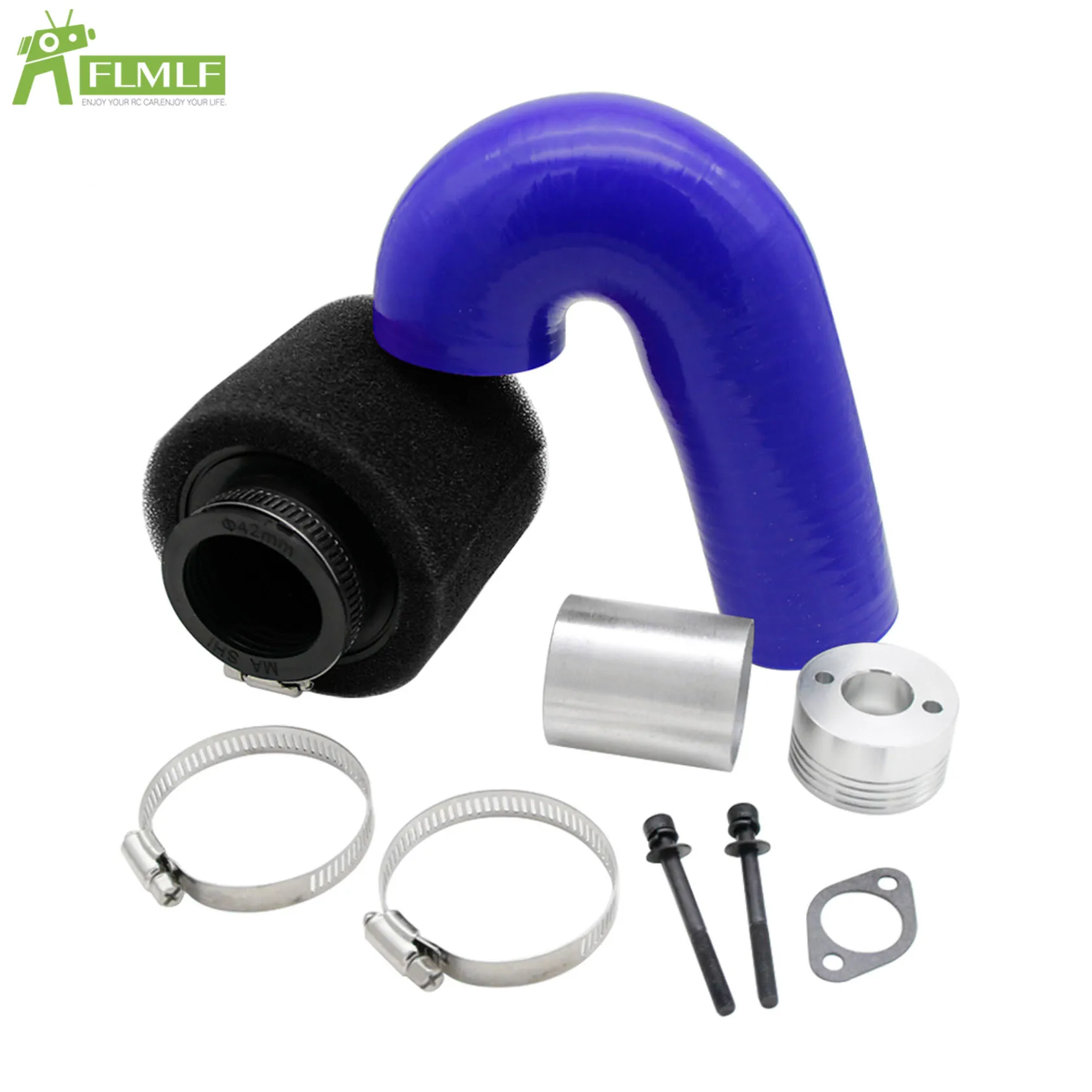

Carburator Base Large Caliber Air Filter Kit Fit for 1/5 Losi 5ive T ROFUN ROVAN LT King MotorX2 Rc Car Toys Games Parts