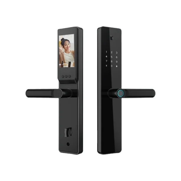 004 Smart Home Lock 3D Face Recognition App  Doorway Viewer Electric Door Lock Smart