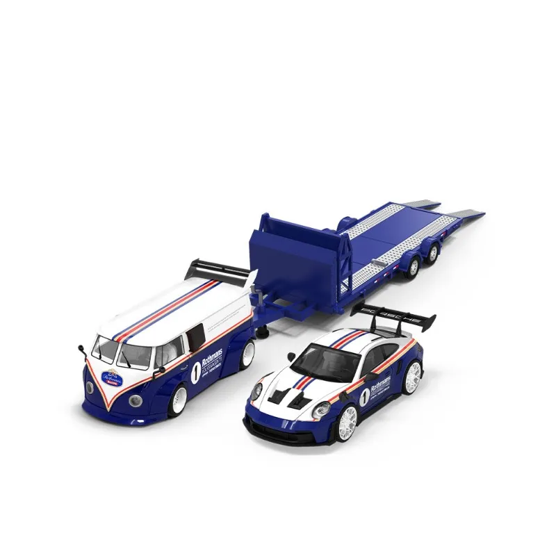 

Rothman trailer set, simulated alloy car model