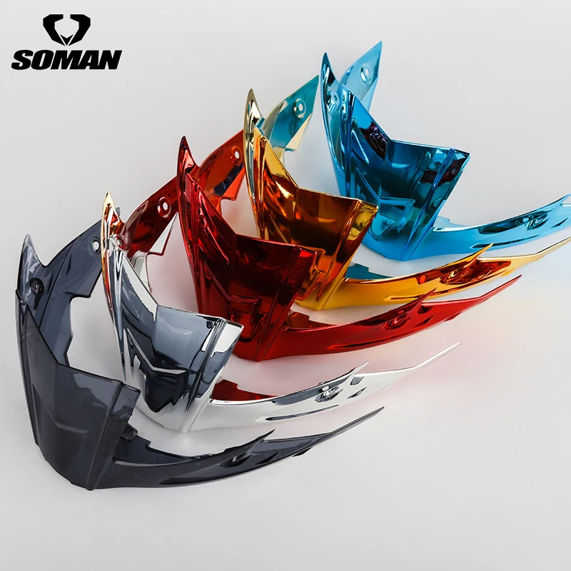 

Motorcycle Rear Helmet Spoiler Replacement For SM961-S Helmet Decoration Rear Tail Parts & Accessories 961-S Spoiler