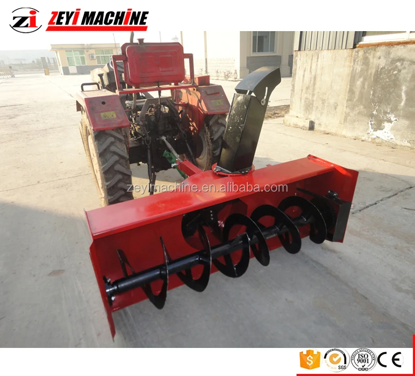 Tractor Rear Mounted Snow Blower for Sale 2020 New PTO Driven 20-120 Electricity CN;ZYSN5 ZEYI Red Ce