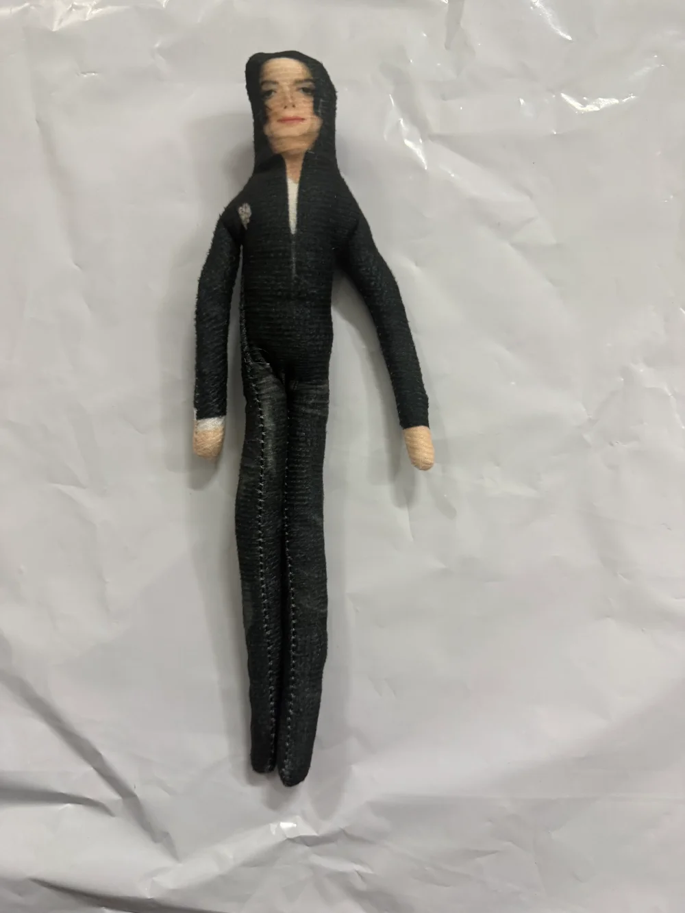 2026 New Style Michael Jackson Cosplay Prop Doll Plush Stuffed Figure Dolls Room Decoration Abstract Joint Mobility Props Gift