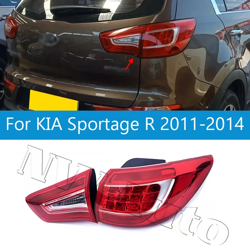 

Задний фонарь стоп-сигнала для KIA Sportage R 2011 2012 2013 2014, задний бампер, внутренний внешний задний фонарь, стоп-сигнал