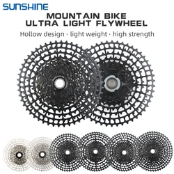 SUNSHINE Ultralight Mountain Bike Bicycle Cassette 10 11 12 Speed MTB K7 46T 50T 52T 11/12Speed HG Compatible for SHIMANO