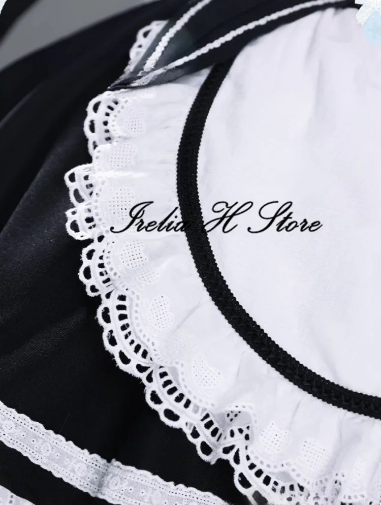 Irelia H Store Re:Life in a different world Rem from zero Rem Maid Cosplay Costume Anime Manor Edition Maid dress female image 5