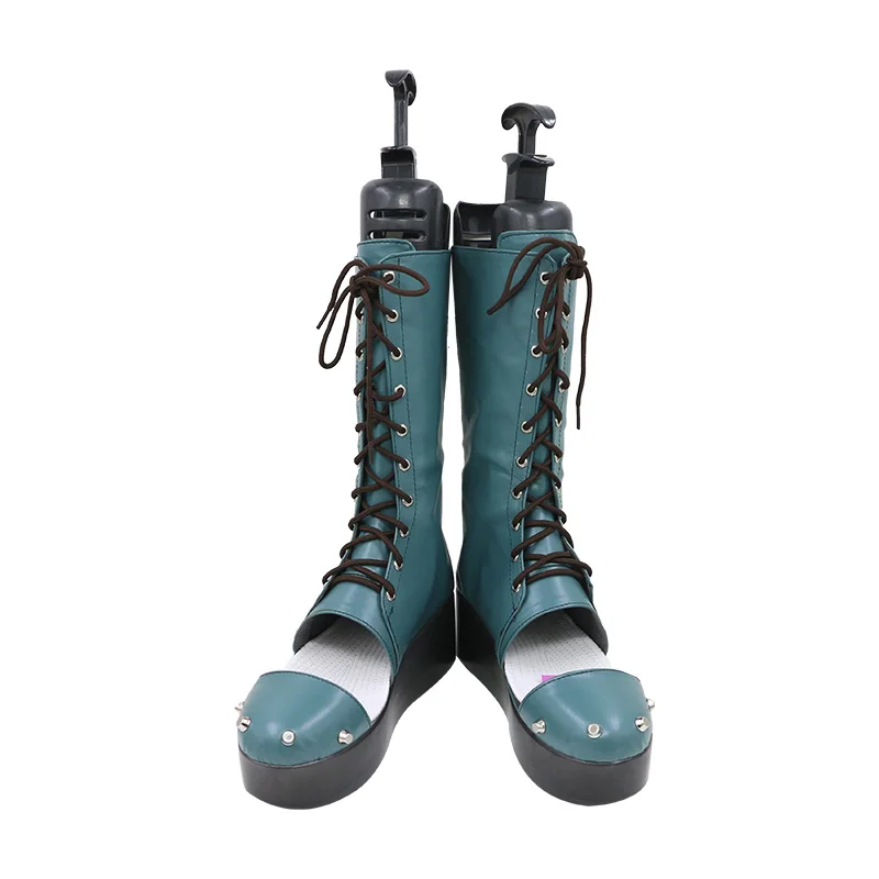A.B.A مذنب جير ستريف ABA تأثيري أحذية أحذية أنيمي هالوين كرنفال حفلة بولي Boots الأحذية الجلدية مخصص