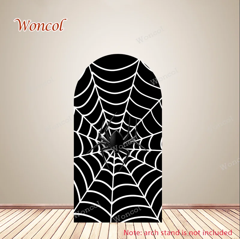 Spider Man Arch Backdrop Spider web Spider Backdrop Spiderman  Birthday Double-Sided Arch Cover Superhero Birthday Party Prop