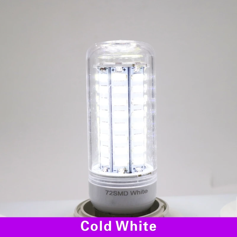 E27 E14 LED Maiskolben-Glühbirne 24 36 48 56 69 72 LEDs SMD 5730 220V Lampada LED Lampe Kronleuchter Kerzen-LED-Glühbirne