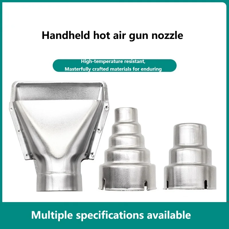 Hot Air Gun Nozzle Universal Handheld Hot Air Machine Nozzle Three-Layer Five Layer Circular Flat Head Elbow Side Air Outlet