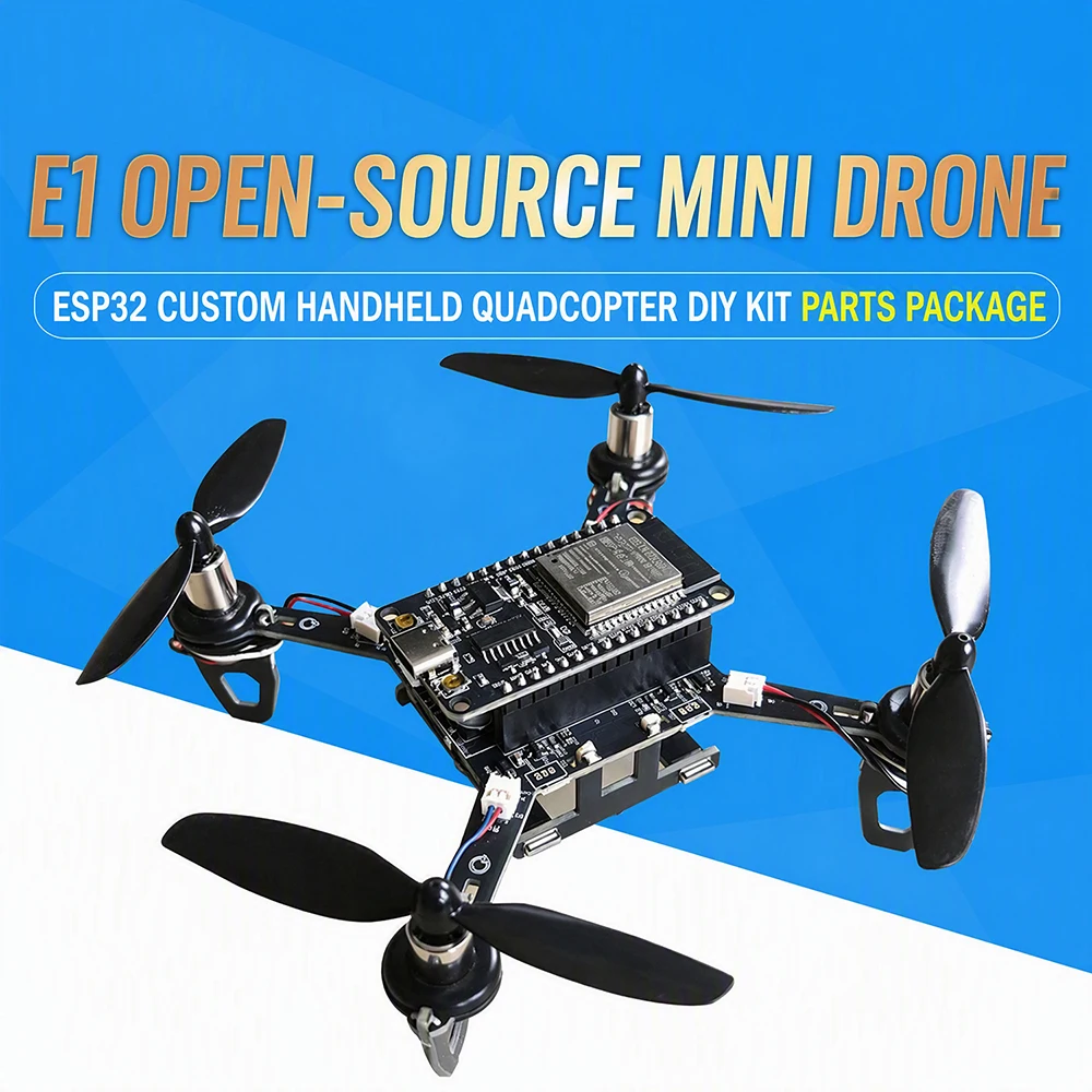 ESP32 Mini Drone DIY Kit, quadcopter, suitable for science and technology innovation competitions, education, etc.
