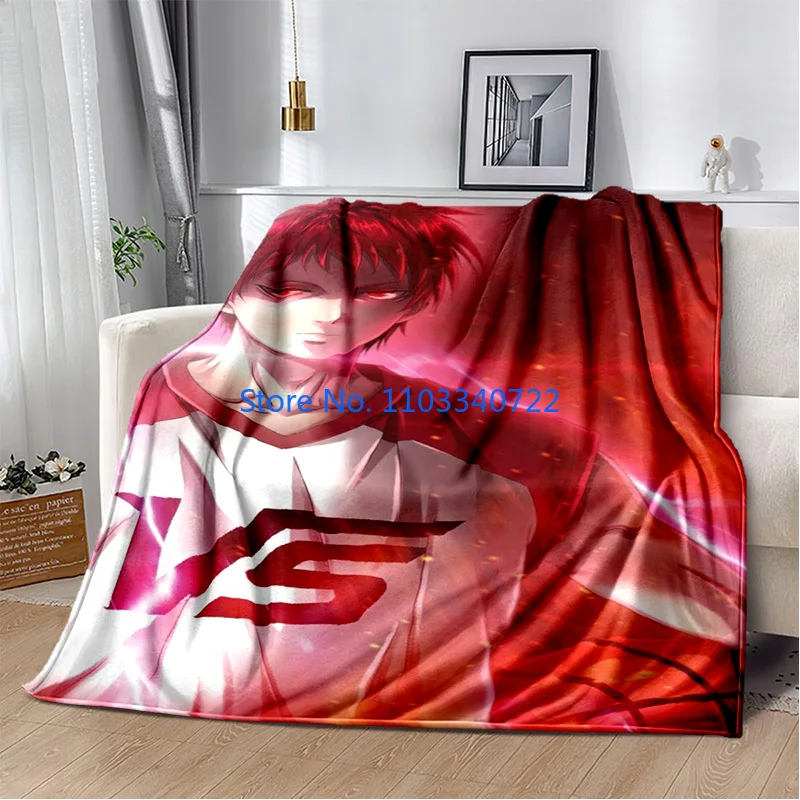 Anime Kuroko's Basketball Cartoon Soft Throw  Blanket Throw for Bed Sofa Nap Blankets 150x200cm Boy Girl Festival Gift