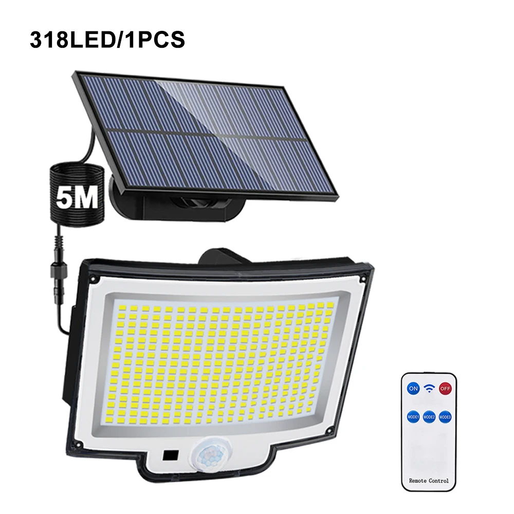 Newstyle 348LED Solar Security Light Black 4