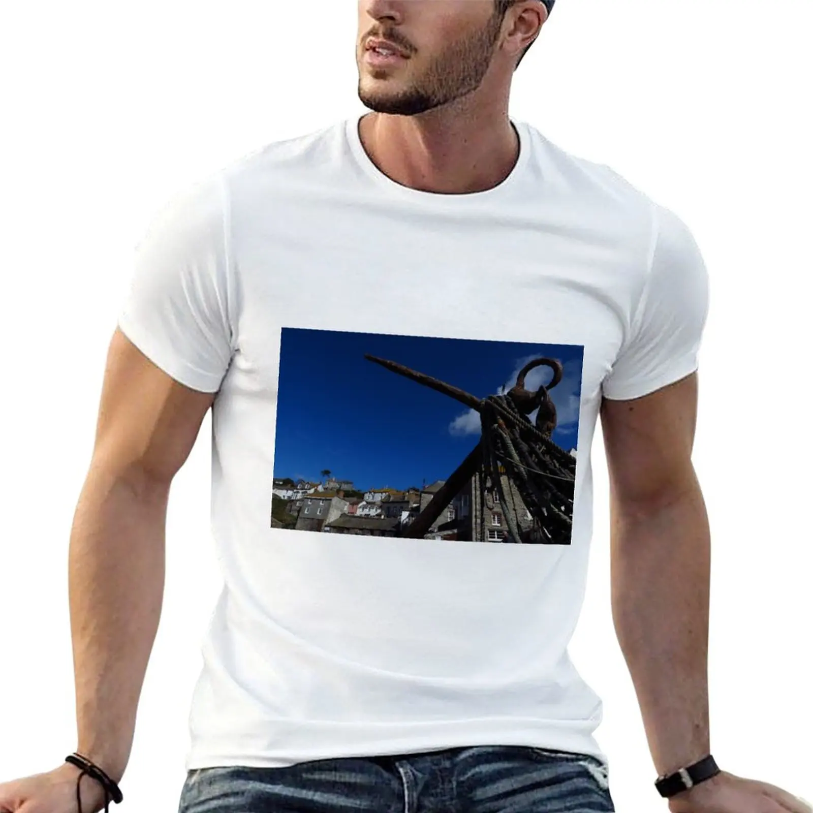 The Anchor, Port Isaac, Cornwall T-Shirt Aesthetic clothing plus size clothes mens designer t shirt