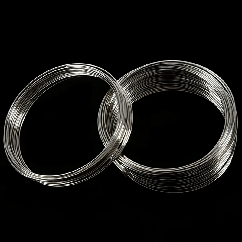 200 Schleifen Memory Perlen draht für Armband 50mm-55mm (2 Zoll-2 Zoll) Durchmesser