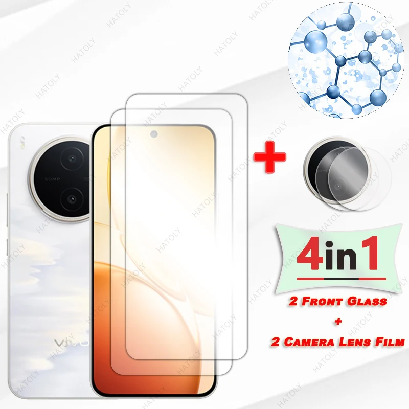 

For vivo Y600 Pro Glass Screen Protector For vivo Y600 Pro 5G HD Clear Protective Film Camera Lens Protector For vivo Y600 Pro