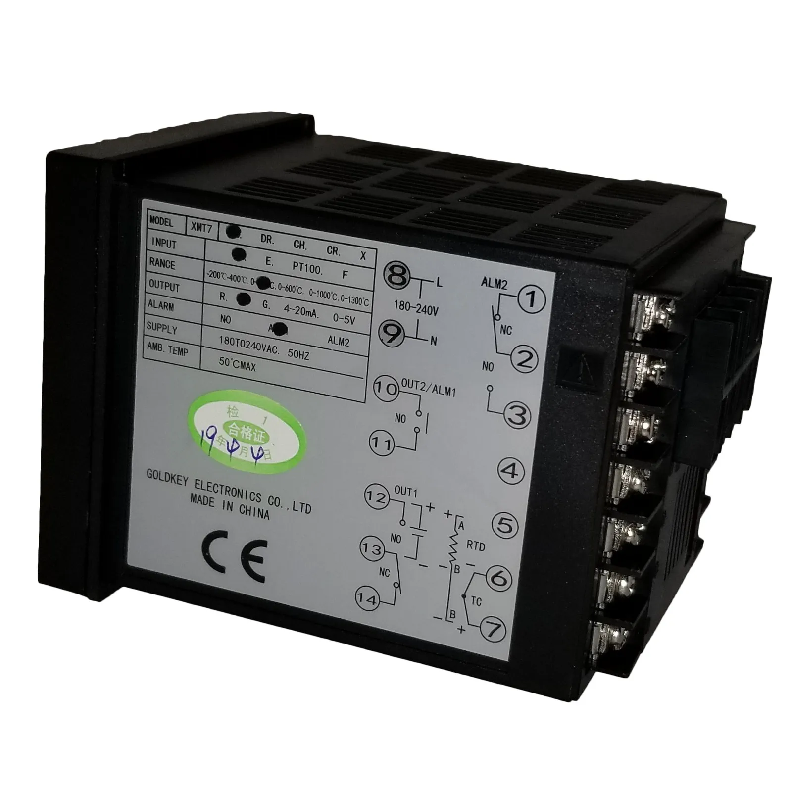 GDK XMT-7 CHD702 PT100 Output Short Shell Electronic Temperature Controller relay -5pcs/lot