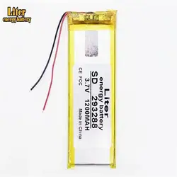 3.7V 1200mAh 293288 303090 Universal Li-ion battery for tablet pc Mp3 MP4 MP5 GPS mobile bluetooth
