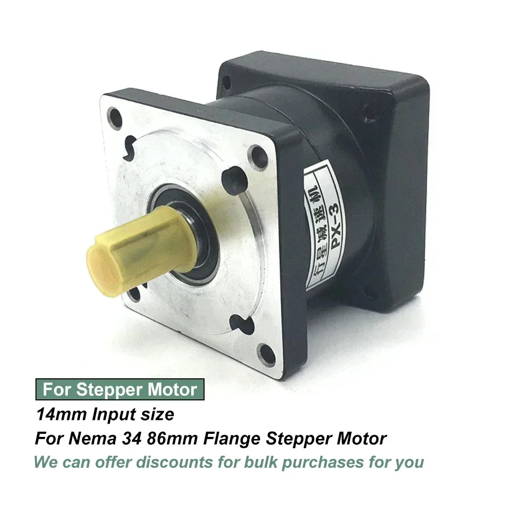 60mm Brushless Motor Planetary Reducer Gearbox 14mm/8mm/6.35mm Input Speed Reducer BLDC For Nema23 57MM Flange Stepper Motor