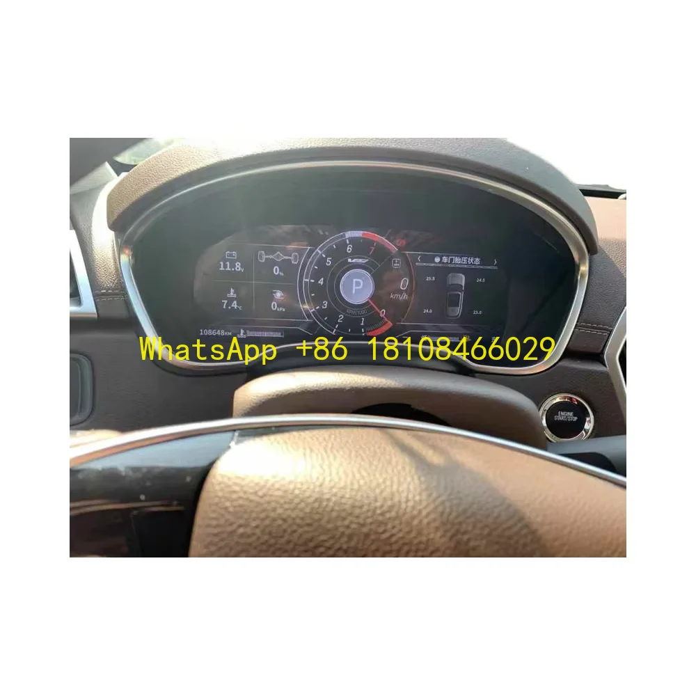 

WEIJUNPRO 12.3 Inch Car for Auto Meter Speedometer Panel Digital Dashboard Instrument Cluster for Cadillac ATS ATSL DVD Player