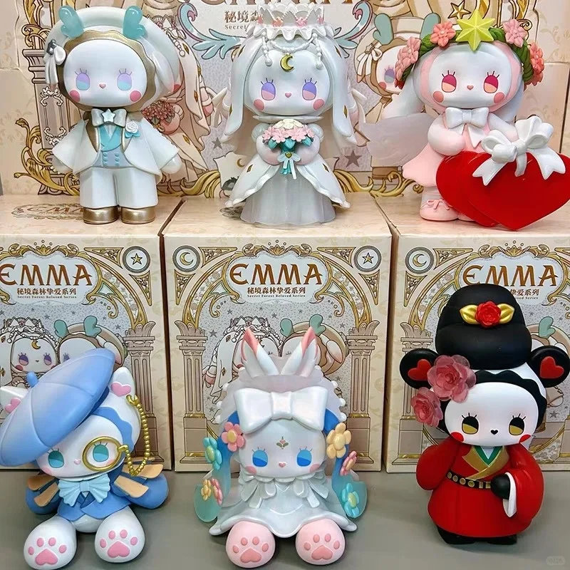 

Genuine Emma Secrect Forest Beloved Series Blind Box Kawaii Anime Figure Doll Desktop Ornament Collection Model Surprise Gift