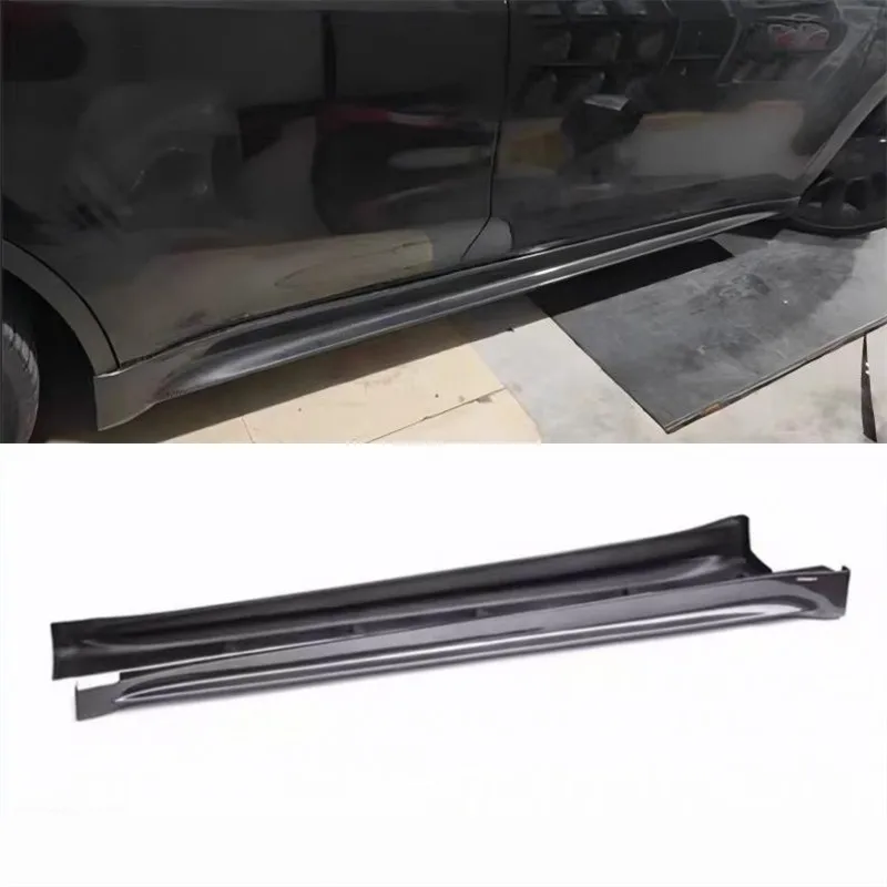 

For Tesla Model Y ReaI Carbon Fiber Side Skirts Spoiler Kit