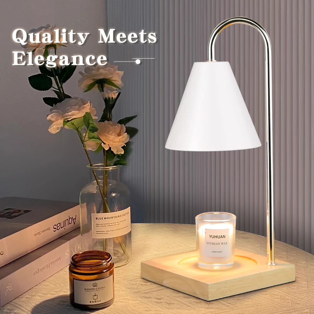 

Led Desk Light Retro Candle Warmer Lamp Dimming Aromatherapy Melting Wax Lamp for Bedroom Bedhead Lamp Home Decor Lighting Gift