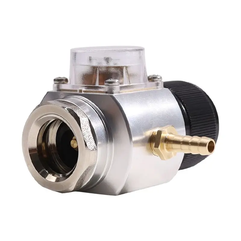 Hot Selling-Mini Gas Regulator Soda Keg Regulator Co2 Keg 0-90PSI For Soda Maker Sparkling Water Beer Soda Bottle TR21-4 A,Mini