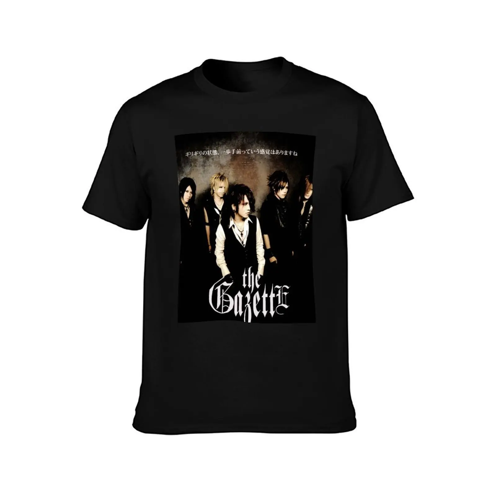 New cover the gazette lagu rock T-Shirt, Summer Casual Cotton Tee, Oversized Streetwear Tops, Vintage Graphic Print, 100% Cotton