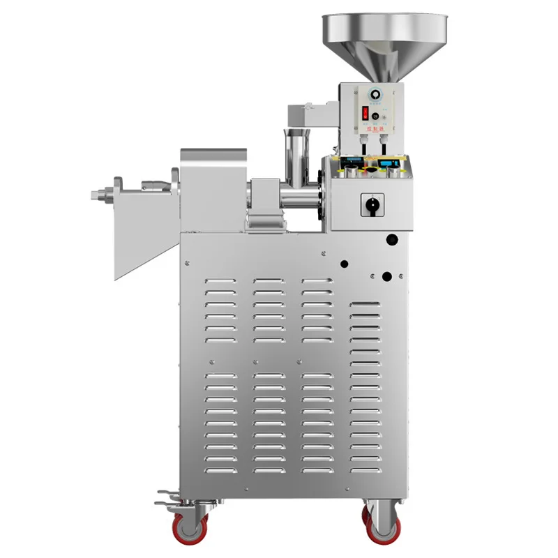 Peanut oil press Commercial press Automatic small fryer Sesame oil