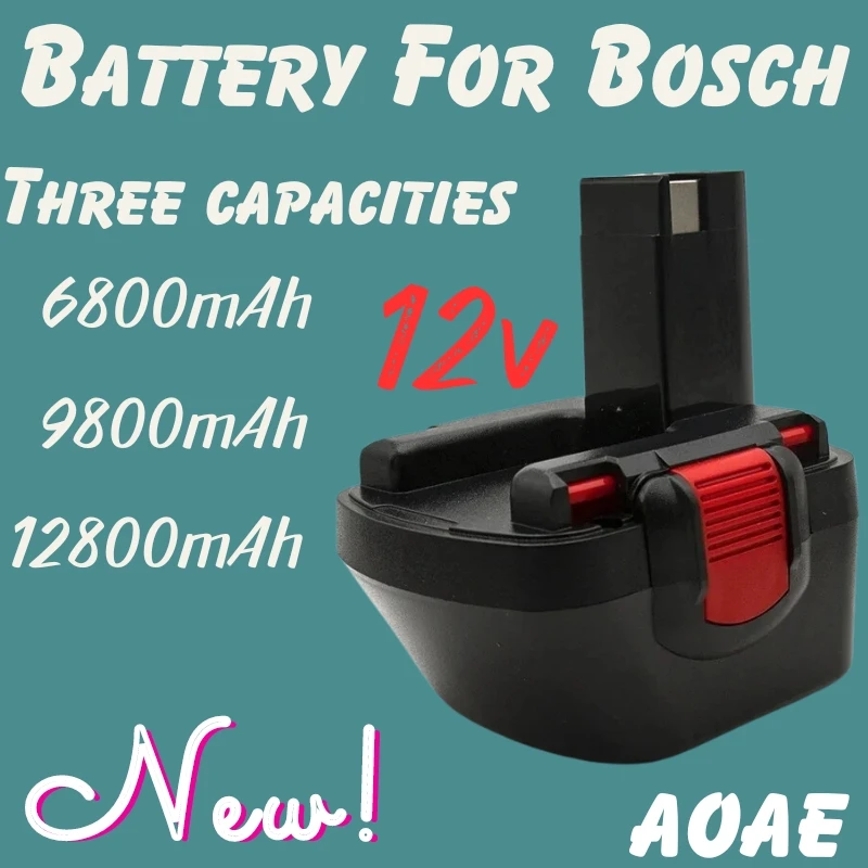 

New Back up Rechargeable 6800mAh 9800mAh 12800mAh battery for bosch 12V tools BAT043 BAT045 BAT046 BAT049 BAT120 BAT139