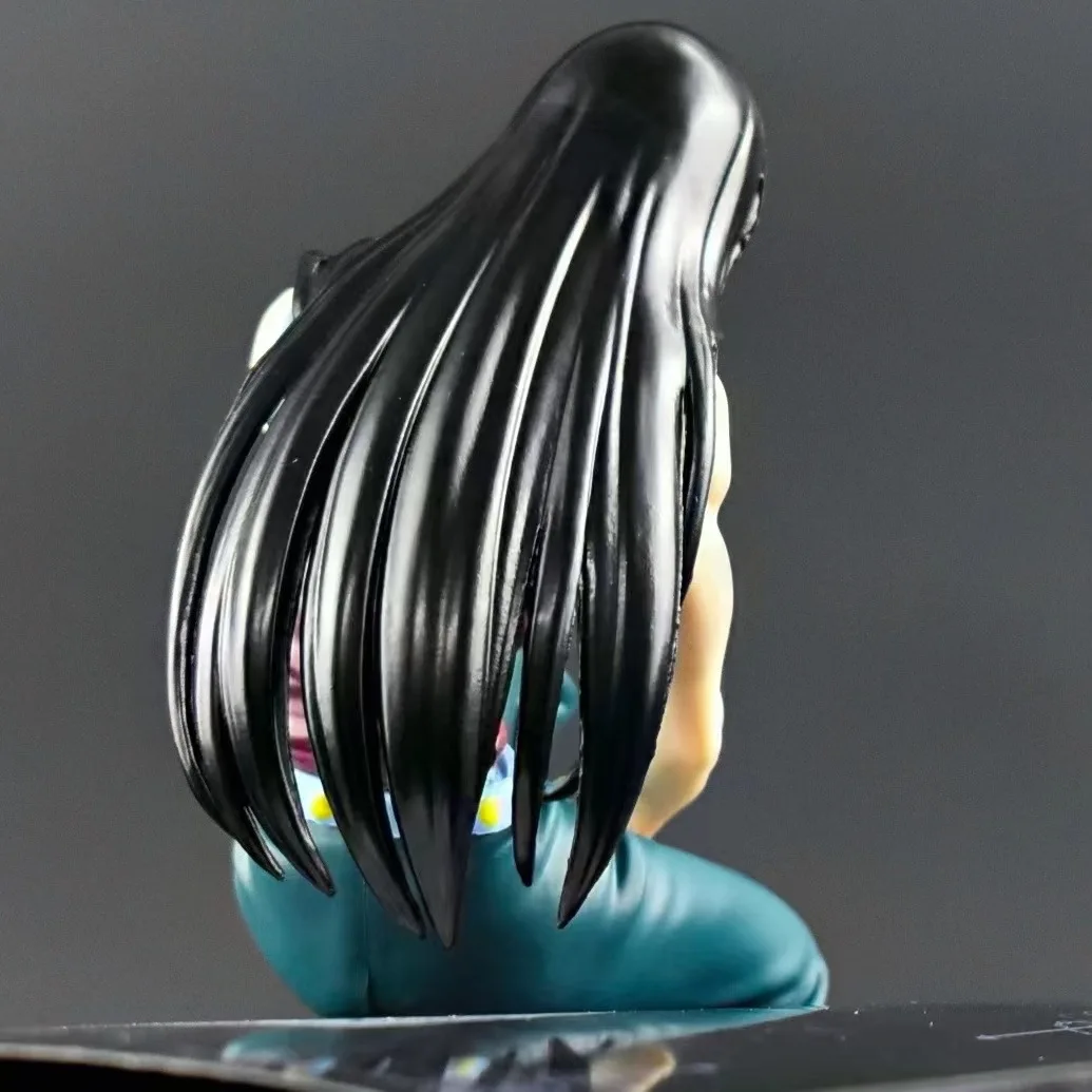 15CM 애니메이션 HUNTER×HUNTER Illumi Zoldyck 인스턴트 누들 프레스 앉아 모델 장난감 선물 컬렉션 액션 피규어 PVC 박스형