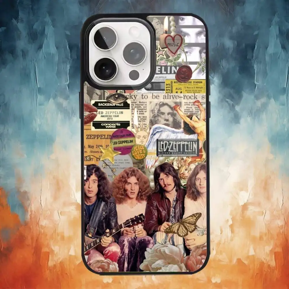 Coque de téléphone avec Logo d'album Music m-metallica, étui magnétique pour iPhone17,16,15,14,13,12,11 Plus,Pro Max, chargement sans fil Magsafe