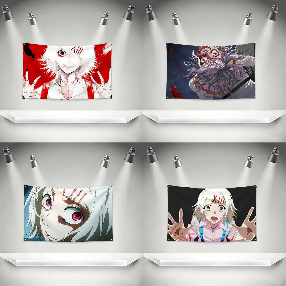Tokyo Ghoul Suzuya Juzo Anime  Flag Suitable For Party Club Outdoor Interior Wall Decoration Banner Fans Gift