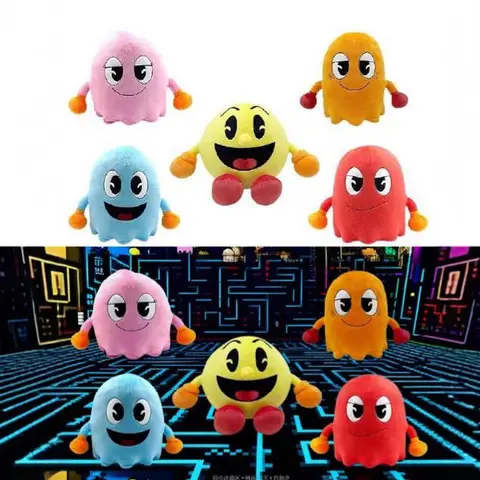 Pac-Man Plush Doll Toy Pacman Game Peripheral Creativity Plush Toy Gift In Stock