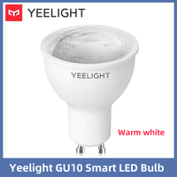 Global Yeelight GU10 Smart LED Bulb Warm White Light 220-240V WIFI APP xiaomi google assistant Alexa voice control