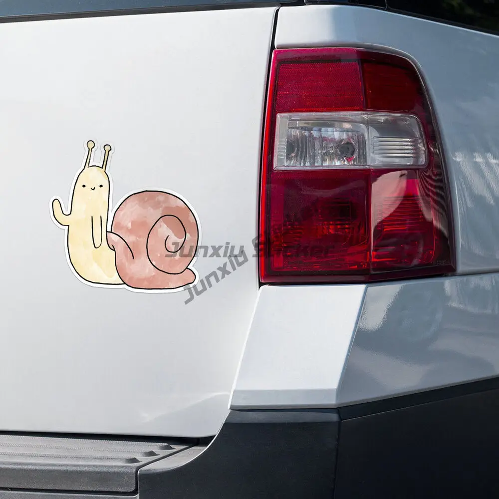 Snail Friend Vinyl Car Bumper Decal - Appliance Anime Electric Devices Decor Robot